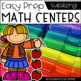 Math Centers - Subitizing