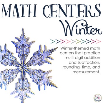 Preview of Math Centers: Wintertime