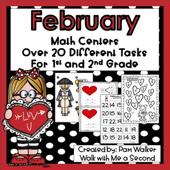 Preview of Math Centers and Activities for February