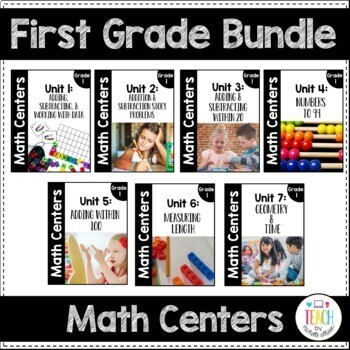 Preview of Math Centers for First Grade - IM™ 1st Grade Activities, Centers, Worksheets