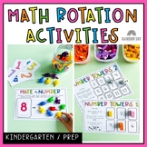 Math Centers for Kindergarten | Prep Maths Group activities