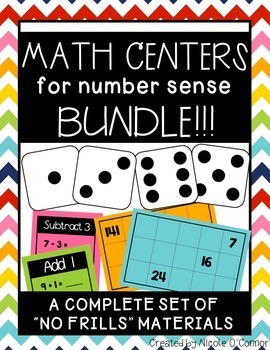 Preview of Math Centers for Number Sense Bundle
