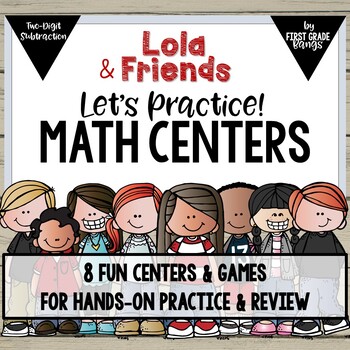 Preview of Math Centers for Two-Digit Subtraction with Lola