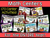 Math Centers for the Year BUNDLED! Aligned to the CC