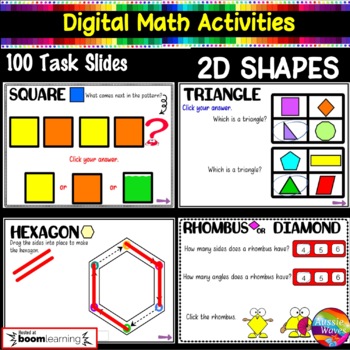 Preview of Math Centres 2D Shapes