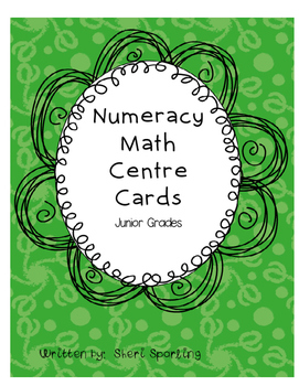 Preview of Number Sense/ Numeracy Math Centres and Exit Slips Junior