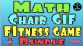 Math Chair GIF Fitness Game (Addition and Subtraction) Bundle