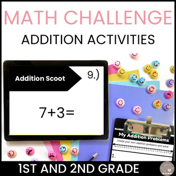 Preview of Math Challenge Addition Activities