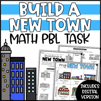 Preview of Math Challenge | Build a New Town Project Based Learning