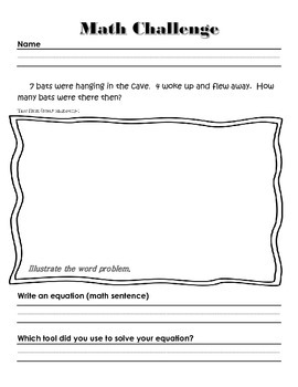 Math Challenges Set #2 CCSS Word Problems