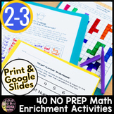 Math Challenges | Gifted and Talented Enrichment Early Fin