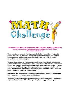Preview of Math Challenges