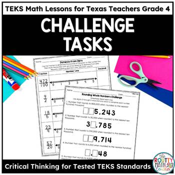 Math Challenges Grade 4 | TEKS Math Practice by The Routty Math Teacher