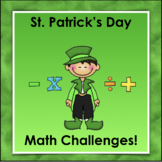 Math Challenges | St. Patrick's Day