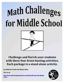Math Challenges for Middle School - Math Enrichment