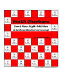 Math Checkers! One digit & Two digit addition & subtractio