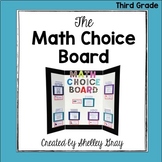 Math Choice Board for 3rd Grade