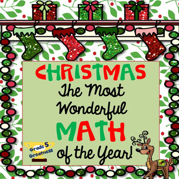 Preview of Math Christmas Activities and Centers