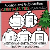 Math Christmas Addition and Subtraction Ornaments
