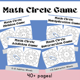 Math Circle Game Edition: Addition, Subtraction, Multiplic