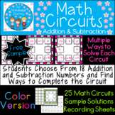 Math Circuits Addition and Subtraction (Color Version)  Fr