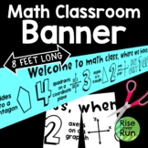 Math Classroom Decoration Printable Banner