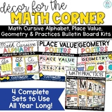 Place Value Chart Geometry Posters Math Vocabulary Bulleti