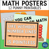 Math Classroom Decor Posters