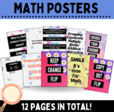 Math Classroom Posters Growing Set