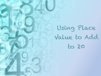 Preview of Math Clip Art: Using Place Value to Add to 20