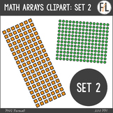 Math Clipart - Arrays, Multiplication - Set 2