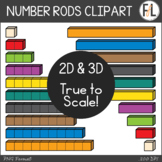 Math Clipart - NUMBER RODS, COUNTING RODS