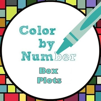 Preview of Math Color by Number - Box Plot Fun