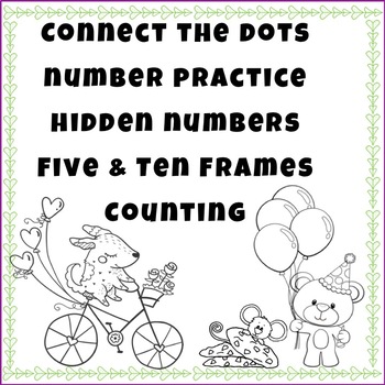 Download MATH COLORING PAGES: Kindergarten PreK 1 Speech, Occupational Therapy, FUN!