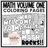 Math Coloring Pages (Volume 1)