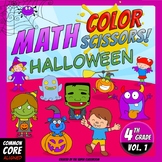 Math, Colors, Scissors - 001 - Halloween - 4th grade - Com