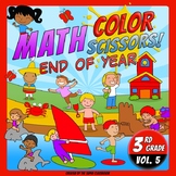 Math, Colors, Scissors - 005 - End of Year - 3rd grade - C