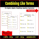 Math - Combining Like Terms