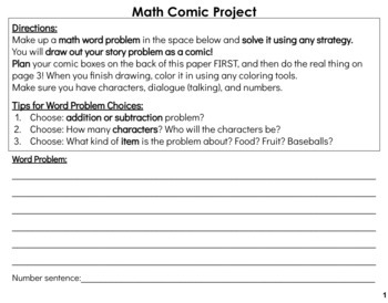 Preview of Math Comic Project