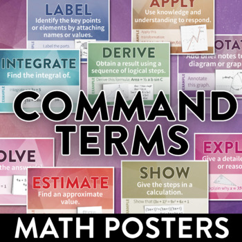 Preview of Math Command Terms (POSTERS) Vol. I