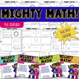 SECOND GRADE Math Formative Assessments - Year Long BUNDLE