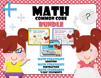 Preview of BUNDLE - Math Strategies and Standards (Common Core Aligned)