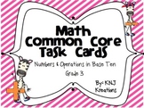 Math Common Core Task Cards Numbers and Operations in Base