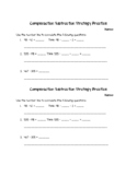 Math - Compensation Strategy Practice