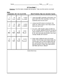 Math Computation and Word Problems - Year Long IEP Data Co