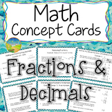 Fractions and Decimals Concept Cards