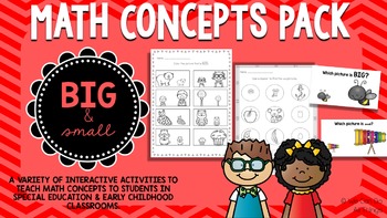 Preview of Math Concepts Pack: Big & Small