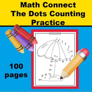 Preview of Math Connect The Dots Counting Practice Worksheets