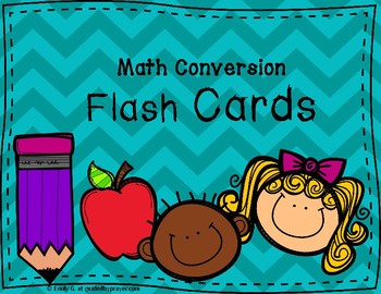Preview of Math Conversion Flash Cards