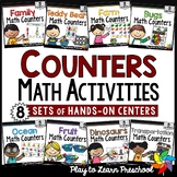 Math Counters - Center Activities for Preschool and Pre-K